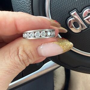 White Gold Diamond Eternity Band